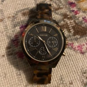Tortoise fossil watch